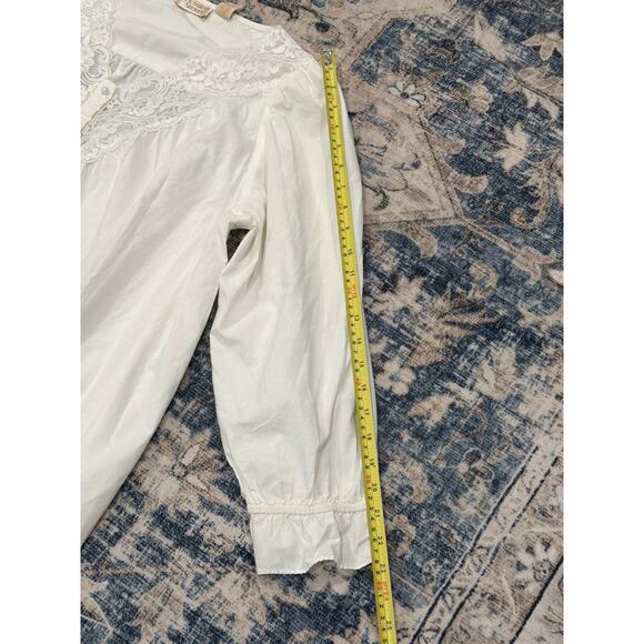 Victoria's Secret VTG Gold label Cotton nightgown LG - Picture 9 of 11